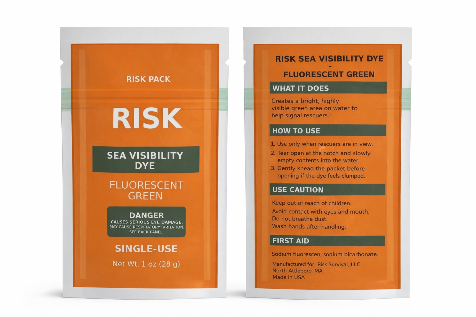 Risk Sea Visibility Dye