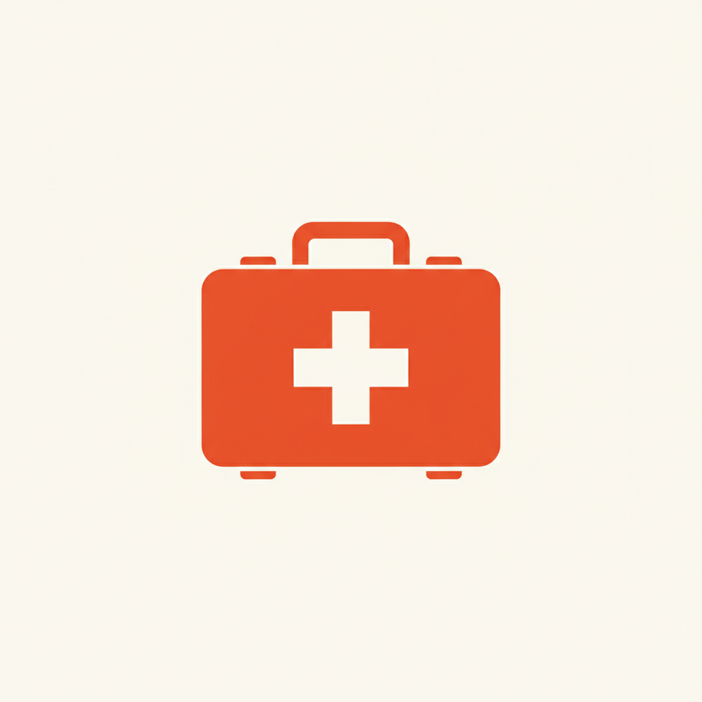 First aid kit icon